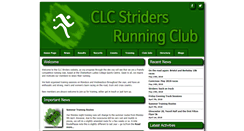 Desktop Screenshot of clcstriders-runningclub.co.uk